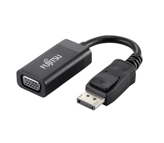 Fujitsu S26391-F6055-L280 câble vidéo et adaptateur 0,0188 m DisplayPort VGA (D-Sub) Noir