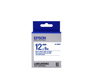 Epson LK-4WLN - Standard - Bleu sur Blanc - 12mmx9m