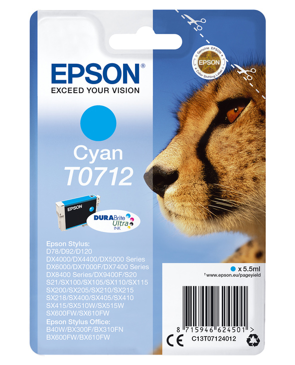 Epson Cheetah Cartouche "Guépard" - Encre DURABrite Ultra C
