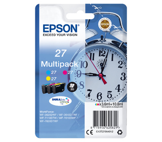 Epson Alarm clock Multipack "Réveil" 27 - Encre DURABrite Ultra C,M,J