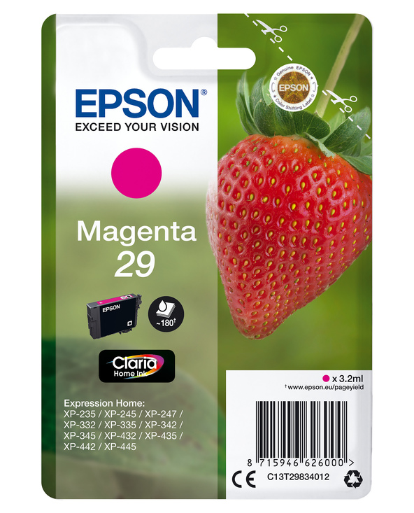 Epson Strawberry Cartouche "Fraise" 29 - Encre Claria Home M