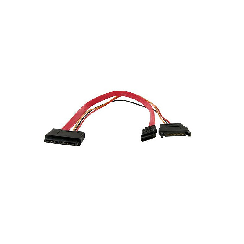 StarTech.com Câble adaptateur d'alimentation 30 cm Micro SATA vers SATA avec SATA