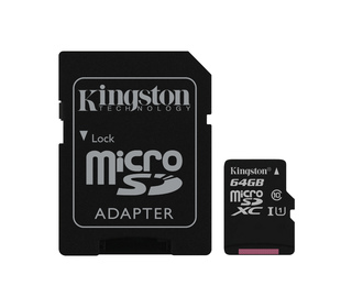 Kingston Technology Canvas Select mémoire flash 64 Go MicroSDXC Classe 10 UHS-I