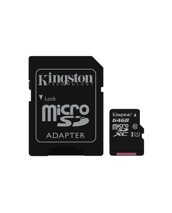 Kingston Technology Canvas Select mémoire flash 64 Go MicroSDXC Classe 10 UHS-I