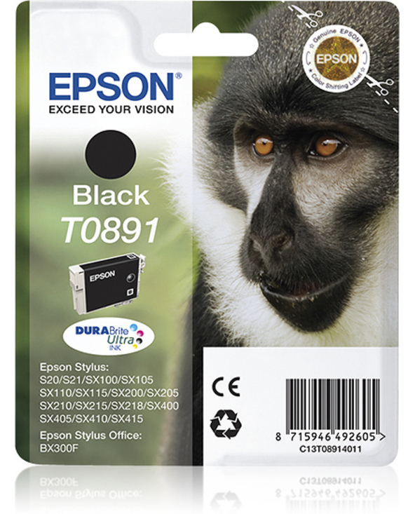 Epson Monkey Cartouche "Singe" - Encre DURABrite Ultra N