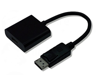 Lineaire ADHD724 câble vidéo et adaptateur 0,1 m Mini DisplayPort HDMI Type A (Standard) Noir