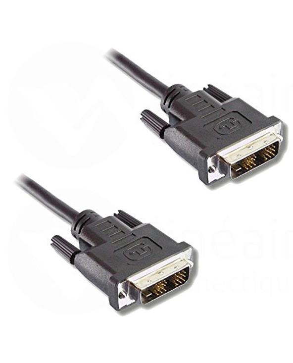Lineaire VHD10D câble DVI 2 m DVI-D Noir