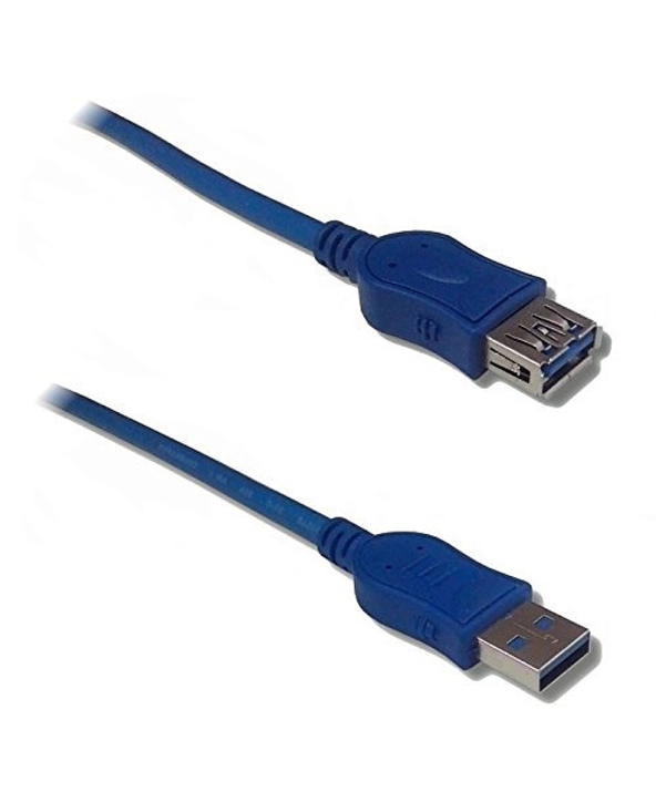 Lineaire PCUSB311C câble USB 1,8 m 2.0 USB A Bleu