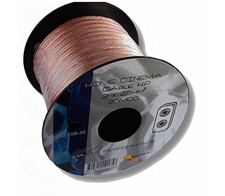 Lineaire CCL25B-20 câble audio 20 m Transparent