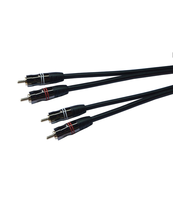 Lineaire X124LA câble audio 0,5 m 2 x RCA Noir