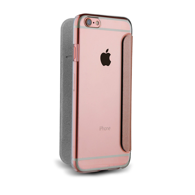 Muvit MUFLC0024 coque de protection pour téléphones portables Folio Or, Rose