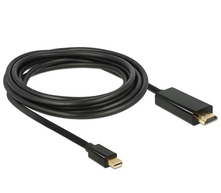 DeLOCK 83699 câble vidéo et adaptateur 2 m Mini DisplayPort HDMI Noir