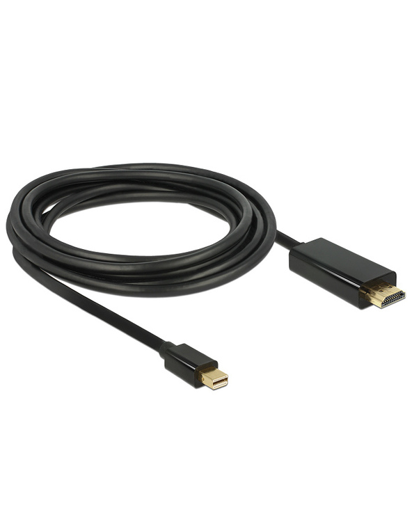 DeLOCK 83700 câble vidéo et adaptateur 3 m HDMI Mini DisplayPort Noir