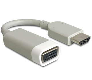 DeLOCK 65469 adaptateur et connecteur de câbles HDMI-A VGA Blanc