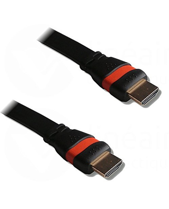 Lineaire XVHD54CPE câble HDMI 3 m HDMI Type A (Standard) Noir, Orange