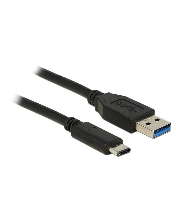 DeLOCK 1m USB3.1-C/USB3.1-A câble USB 3.2 Gen 2 (3.1 Gen 2) USB A USB C Noir