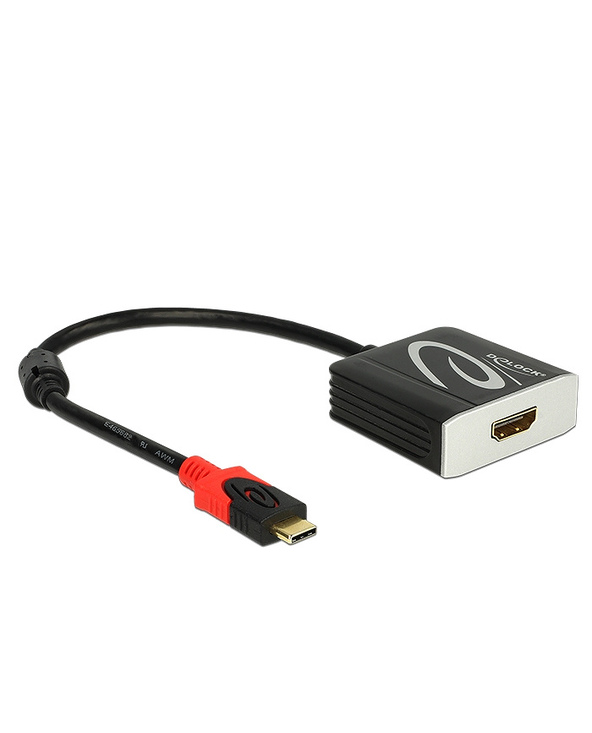 DeLOCK 62730 adaptateur et connecteur de câbles USB Type-C HDMI Noir