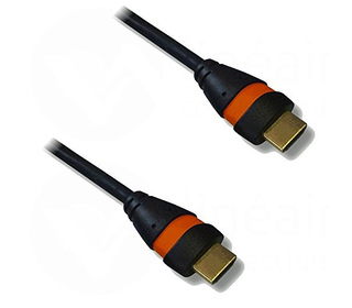 Lineaire XVHD54NOE câble HDMI 3 m HDMI Type A (Standard) Noir, Orange