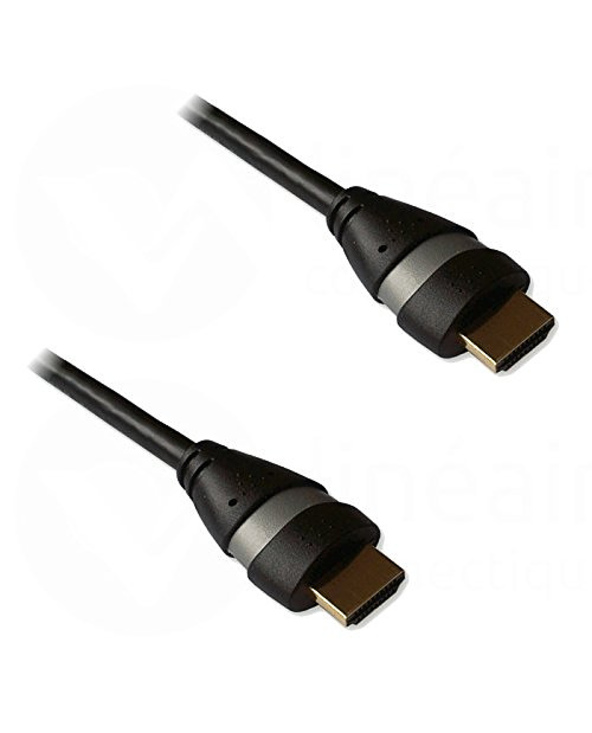 Lineaire XVHD54NSC câble HDMI 1,5 m HDMI Type A (Standard) Noir, Gris