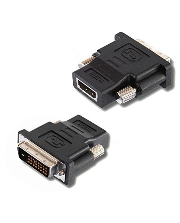 Lineaire ADHD100 adaptateur et connecteur de câbles DVI HDMI Noir