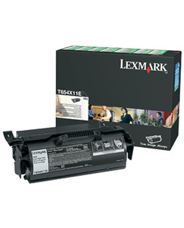 Lexmark T654 Extra High Yield Return Program Print Cartridge Original Noir