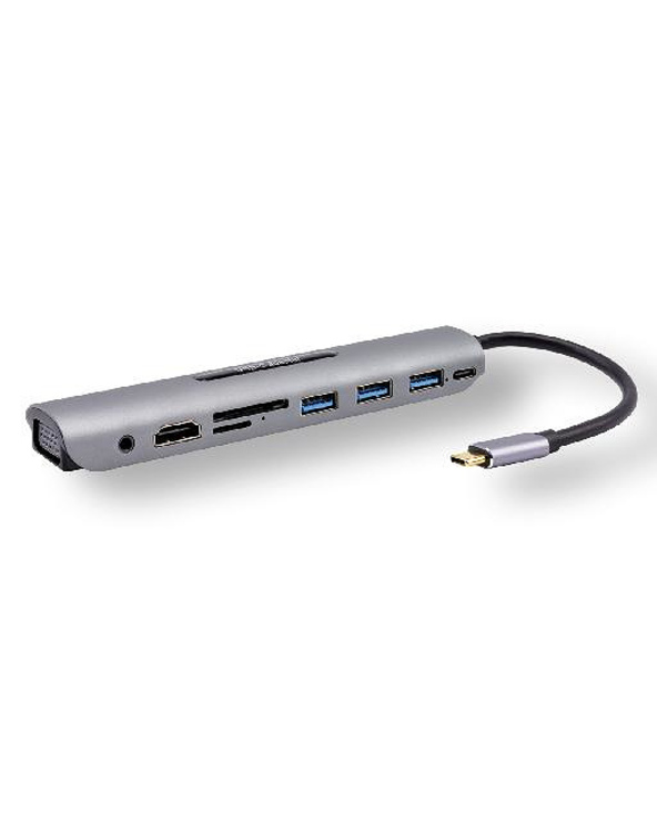MCL USB3C-553 station d'accueil Avec fil USB 3.2 Gen 1 (3.1 Gen 1) Type-C Argent