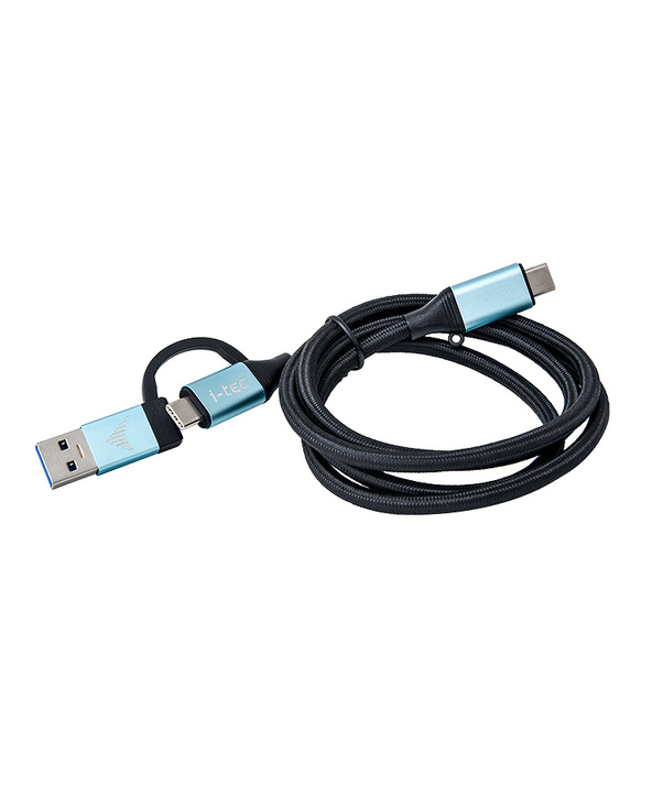 i-tec USB-C Cable to USB-C with Integrated USB 3.0 Adapter