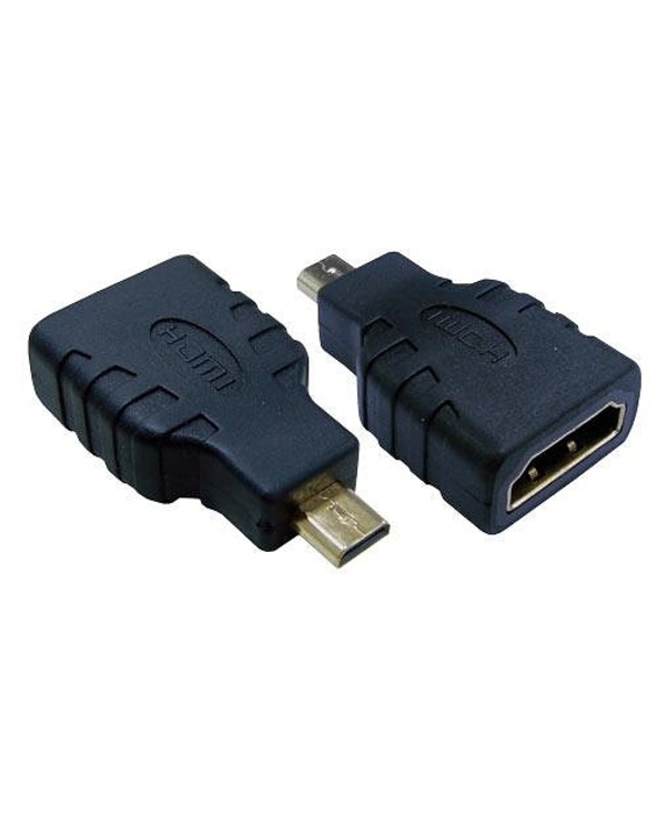 MCL CG-285 adaptateur et connecteur de câbles HDMI A F HDMI micro-D M Noir