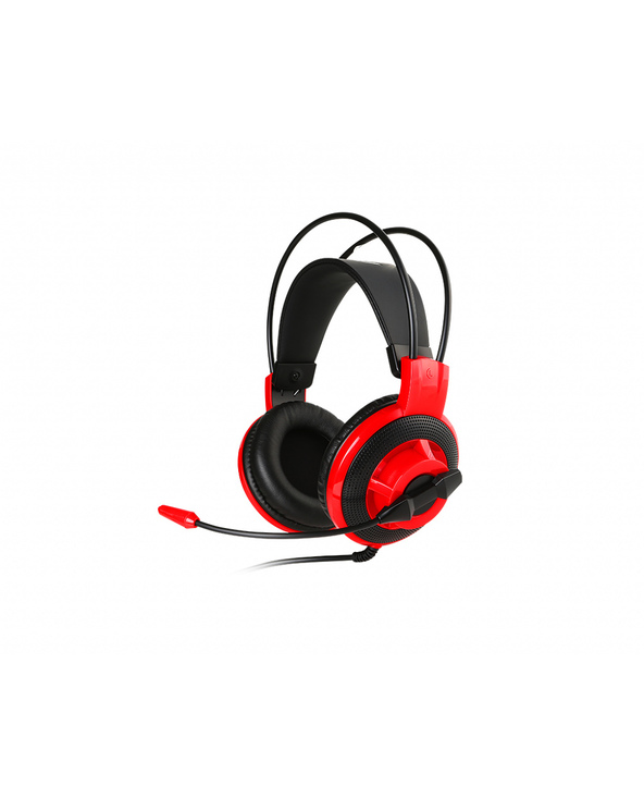 MSI DS501 Casque Avec fil Arceau Jouer Noir, Rouge
