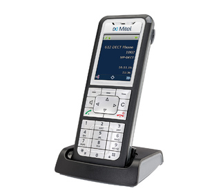 Mitel 612 Téléphone DECT Noir, Argent