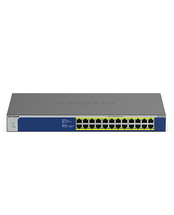 Netgear GS524PP Non-géré Gigabit Ethernet (10/100/1000) Gris Connexion Ethernet, supportant l'alimentation via ce port (PoE)