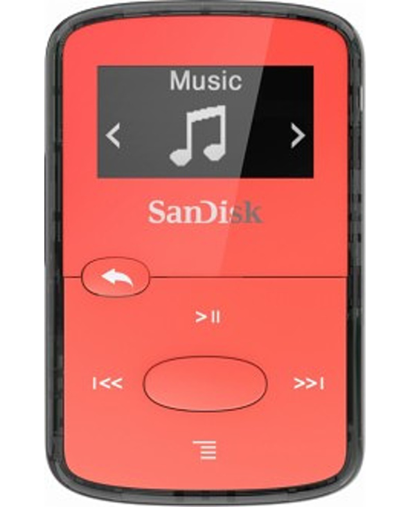 Sandisk Cilip Jam Lecteur MP3 Rouge 8 Go