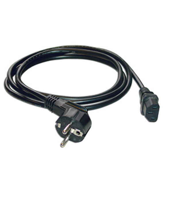 MCL Power Cable Black 2.0m Noir 2 m