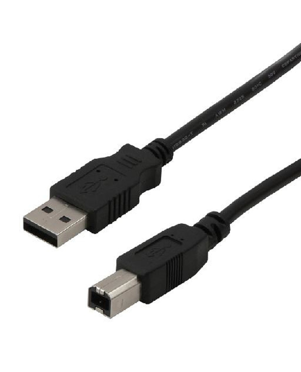 MCL 5m USB A/USB B câble USB 2.0 Noir