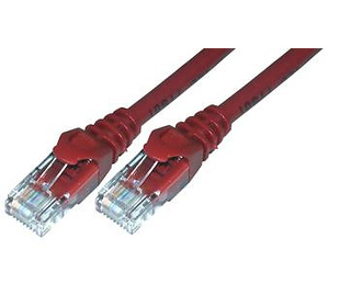 MCL 0.5m Cat6 U/UTP câble de réseau 0,5 m U/UTP (UTP) Rouge