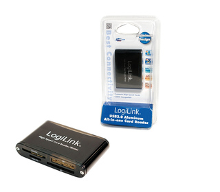 LogiLink Cardreader USB 2.0 lecteur de carte mémoire Noir