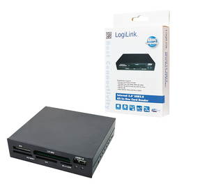 LogiLink CR0012 lecteur de carte mémoire Interne Noir USB 2.0
