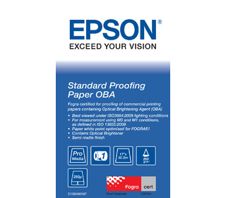Epson Standard Proofing Paper OBA 17" x 30.5 m