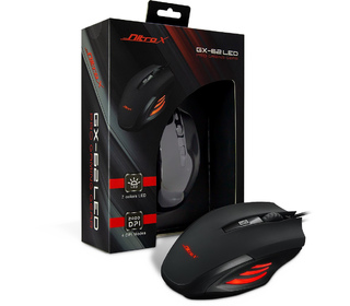 Inter-Tech GX-62 LED souris USB Type-A 3200 DPI Droitier