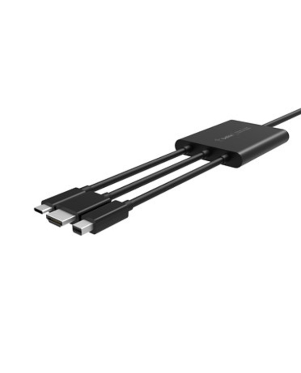 Belkin B2B169 adaptateur et connecteur de câbles HDMI + USB Mini DisplayPort Noir