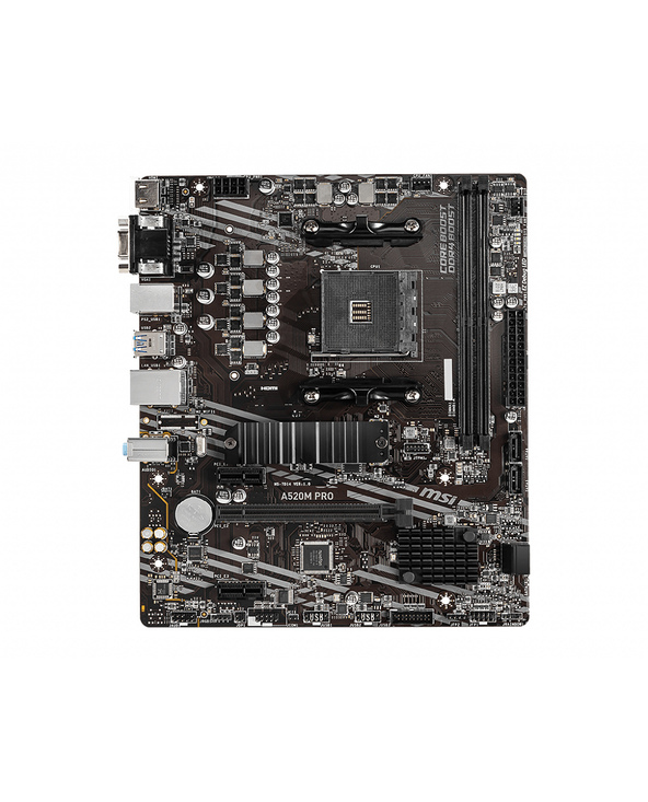 MSI A520M PRO Emplacement AM4 micro ATX