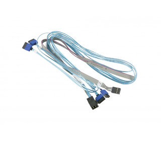 Supermicro CBL-SAST-0699 câble SATA 90 m Bleu, Gris