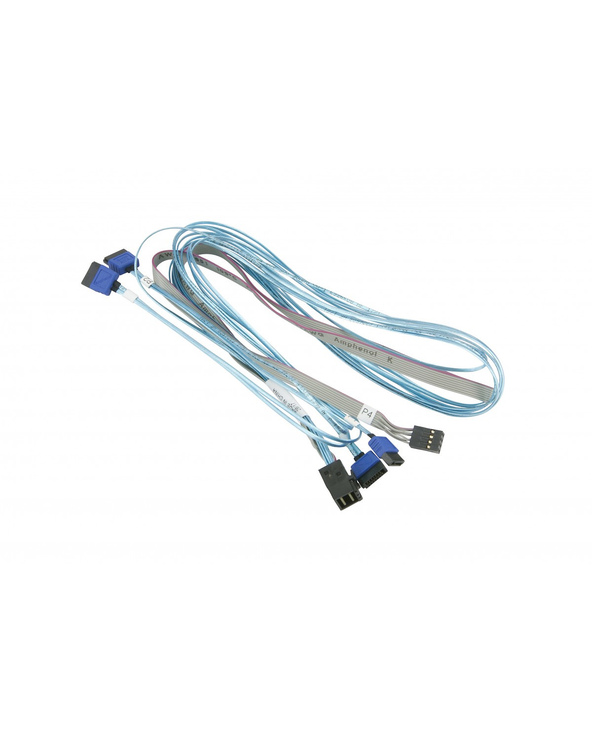 Supermicro CBL-SAST-0699 câble SATA 90 m Bleu, Gris