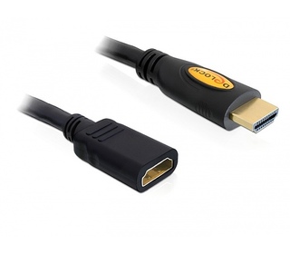DeLOCK 1m HDMI câble HDMI HDMI Type A (Standard) Noir