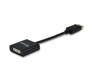 Equip 133431 adaptateur et connecteur de câbles DisplayPort DVI Noir