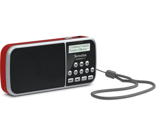TechniSat 0000/3922 Radio portable Numérique Rouge