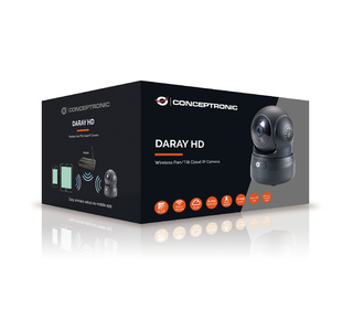 Conceptronic DARAY02B caméra de sécurité Caméra de sécurité IP Intérieure Sphérique 1280 x 720 pixels