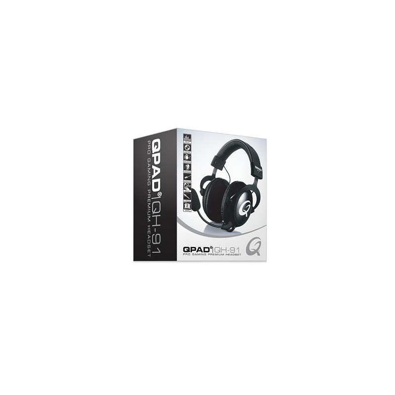 QPAD QH-91 Casque Arceau Noir