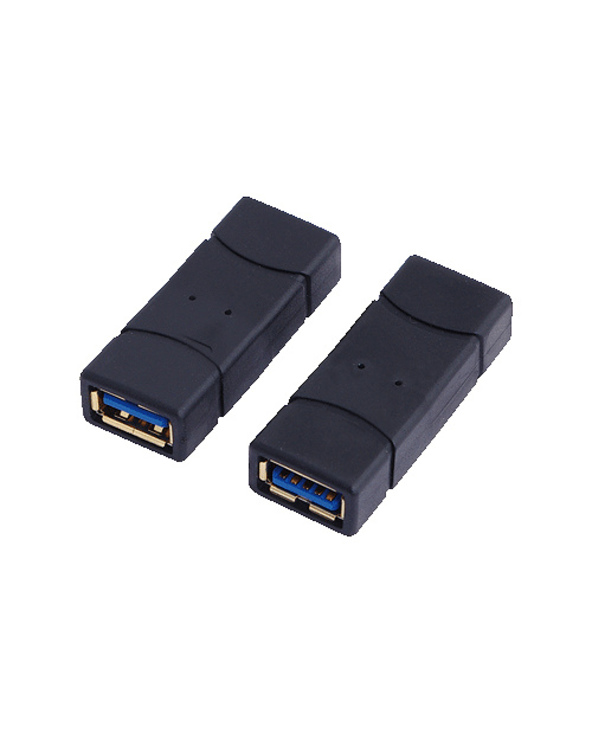 LogiLink USB 3.0-A F/F Noir