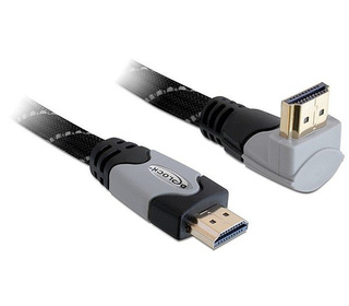 DeLOCK 3m High Speed HDMI 1.4 câble HDMI HDMI Type A (Standard) Noir, Gris